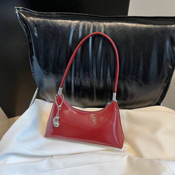 Ženska PU crossbody torba, srednja veličina, 2025 novi dizajn, gradski minimalistički stil, svakodnevna torba