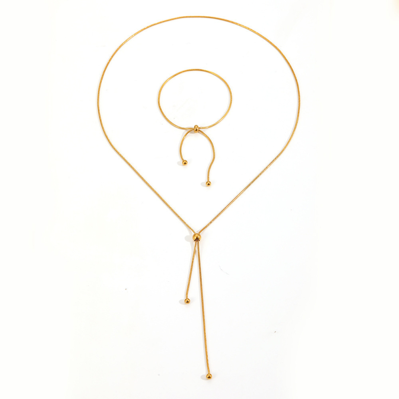 Žensko kolije s križem od titan čelika, 18k zlatni ton, box lanac, podesiva duljina 21–50 cm, retro europsko-američki stil