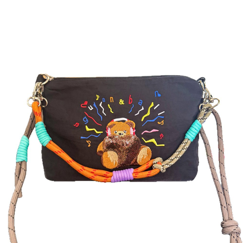 Ženska vodootporna torba za rame sa japanskim vezom, svestrana, velik kapacitet, svakodnevna crossbody torba