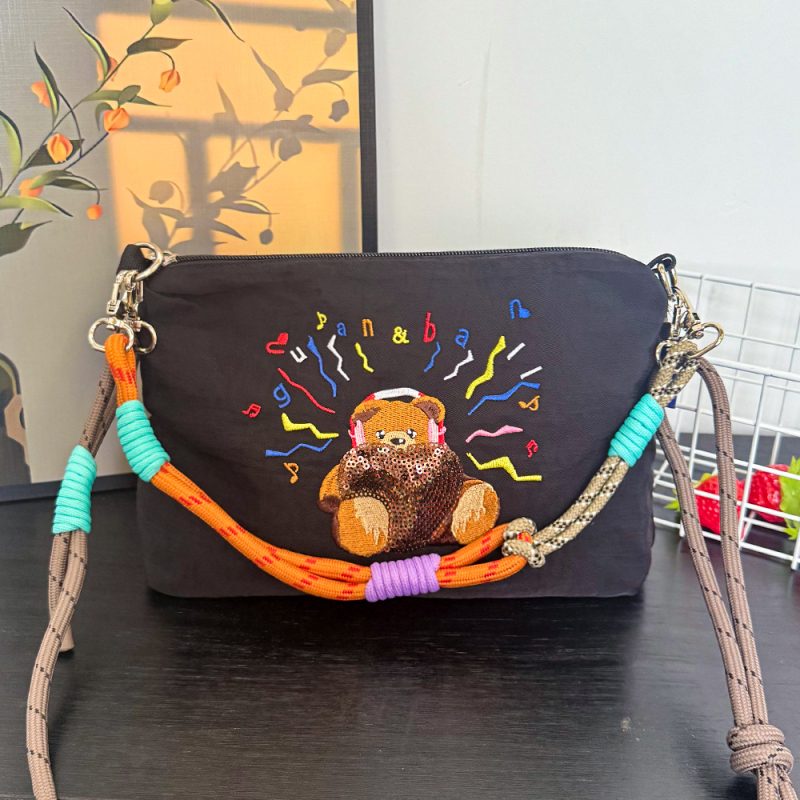 Ženska vodootporna torba za rame sa japanskim vezom, svestrana, velik kapacitet, svakodnevna crossbody torba