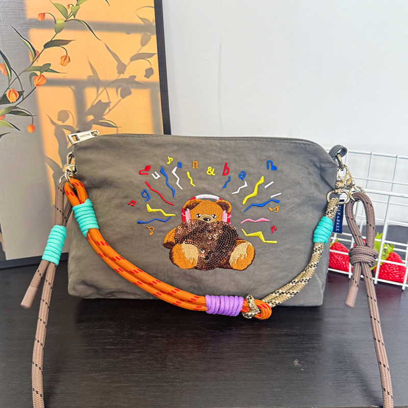 Ženska vodootporna torba za rame sa japanskim vezom, svestrana, velik kapacitet, svakodnevna crossbody torba