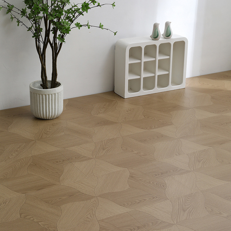 Δάπεδο laminate με σχέδιο φύλλου λωτού, 12 mm, σύστημα κλειδώματος, ανθεκτικό στη φθορά