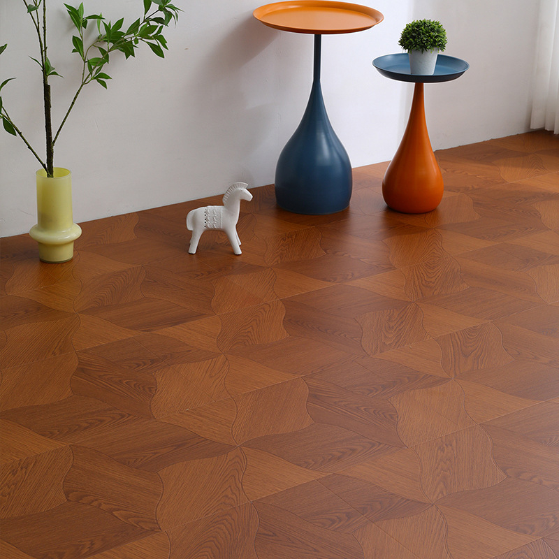 Δάπεδο laminate με σχέδιο φύλλου λωτού, 12 mm, σύστημα κλειδώματος, ανθεκτικό στη φθορά