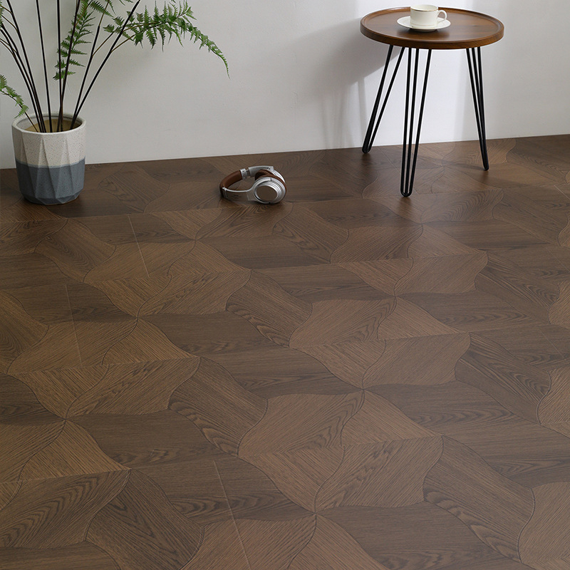 Δάπεδο laminate με σχέδιο φύλλου λωτού, 12 mm, σύστημα κλειδώματος, ανθεκτικό στη φθορά