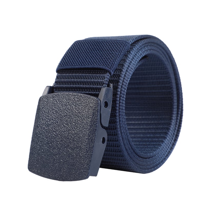 Centură tactică din nylon cu cataramă din plastic, unisex, albă, pentru antrenamente în aer liber