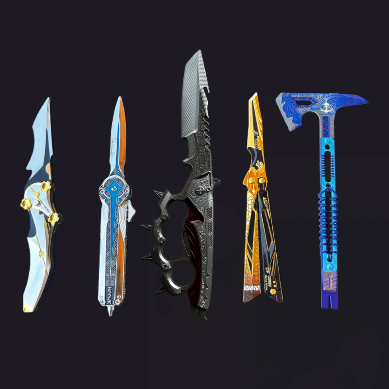 Delta set modela perifernih oružja – Creed Polaris nož Shadow Blade, dekorativna kolekcija (bez oštrine)