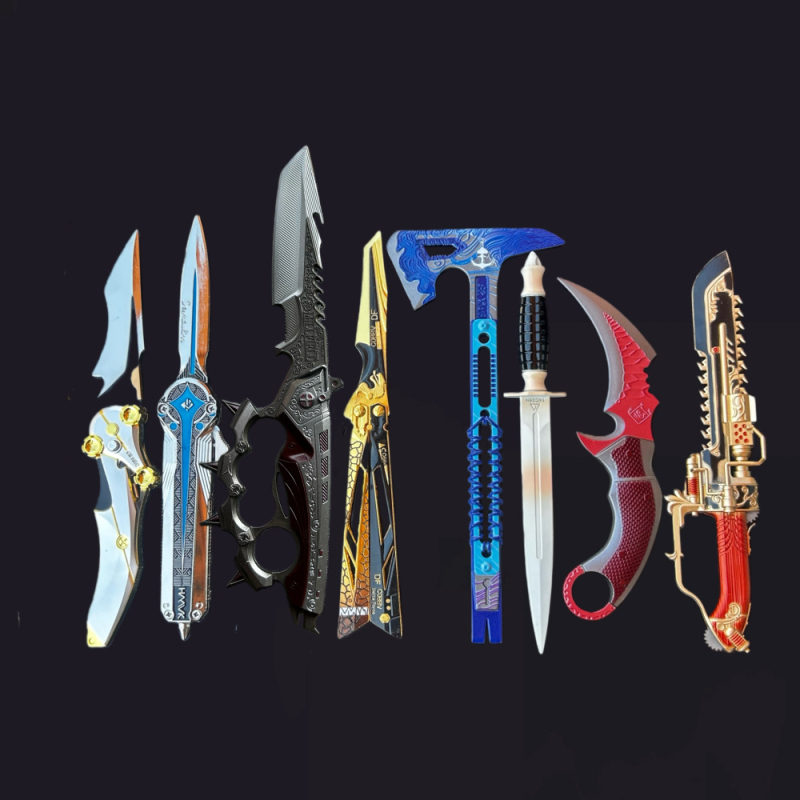 Delta set modela perifernih oružja – Creed Polaris nož Shadow Blade, dekorativna kolekcija (bez oštrine)