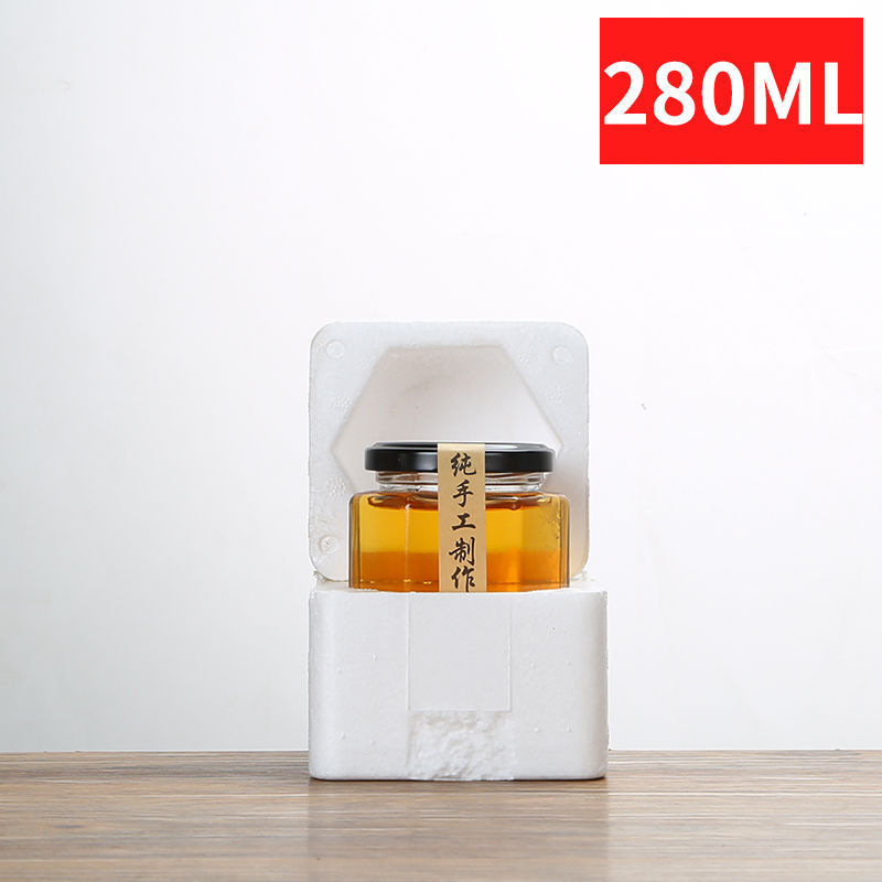 Staklena posuda s poklopcem, otporna na visoke temperature, za pakiranje goveđih umaka i čili umaka