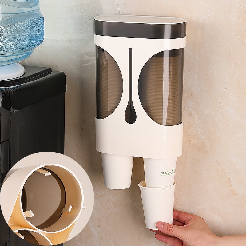 Plastični držač za papirnate čaše, bez bušenja, za dispenzer vode