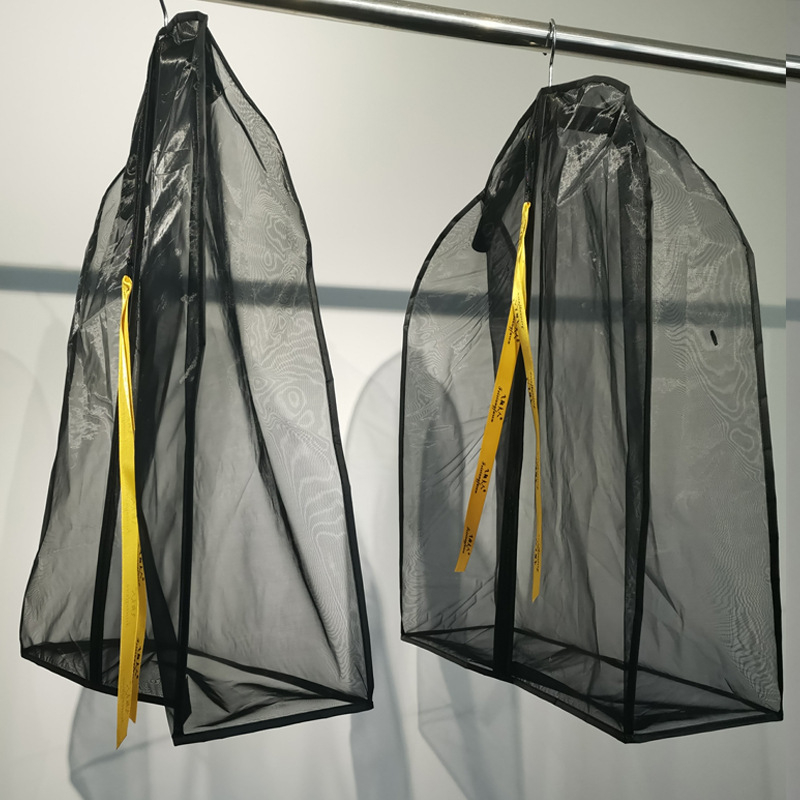 Palto od norke s prozračnom zaštitom protiv insekata, set uključuje navlaku za prašinu i organza vrećicu za odjeću
