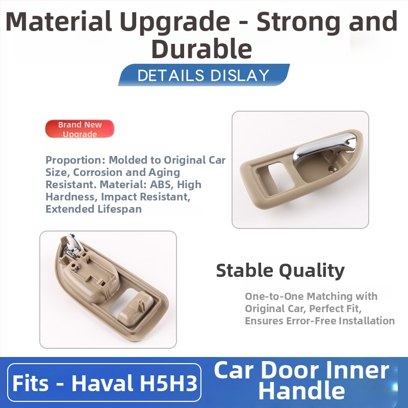 Vnútorná rukoväť dverí pre Great Wall Haval H3 a vnútorná rukoväť predných dverí pre Haval H5, diely 6105100-K80 6105200-K8