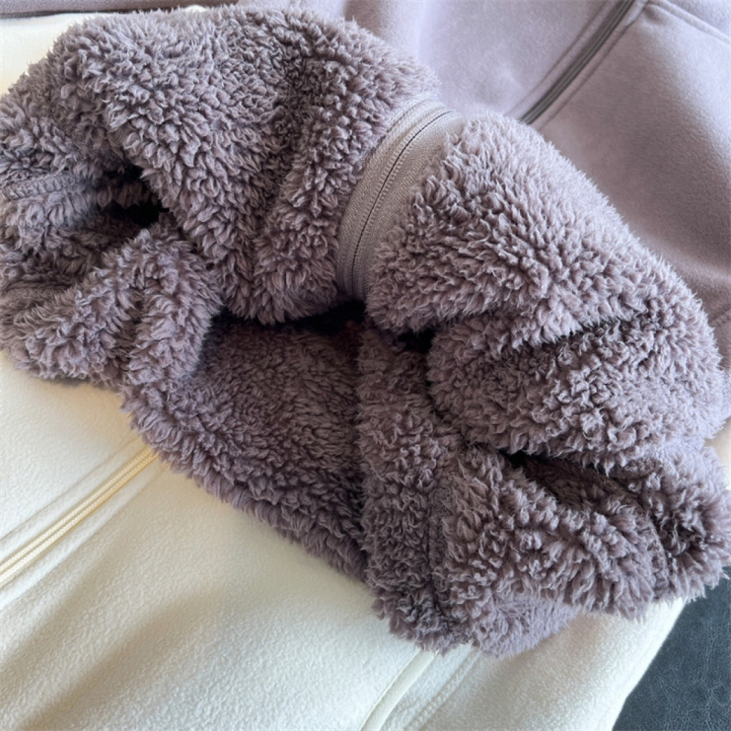 Japanski stil za parove, dvostruko slojevita fleece jakna s stojećim ovratnikom, za unutarnju i vanjsku upotrebu, unisex, model Y1029W