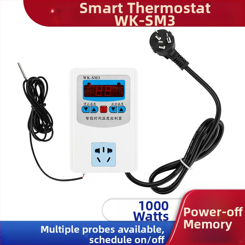 WK-SM3 inteligentni regulator temperature, prilagodljivi digitalni kontroler i automatski indukcijski prekidač