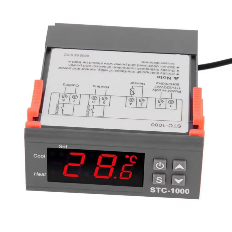 STC-1000 regulator temperature za akvarije i inkubatore – digitalni zaslon, 220V