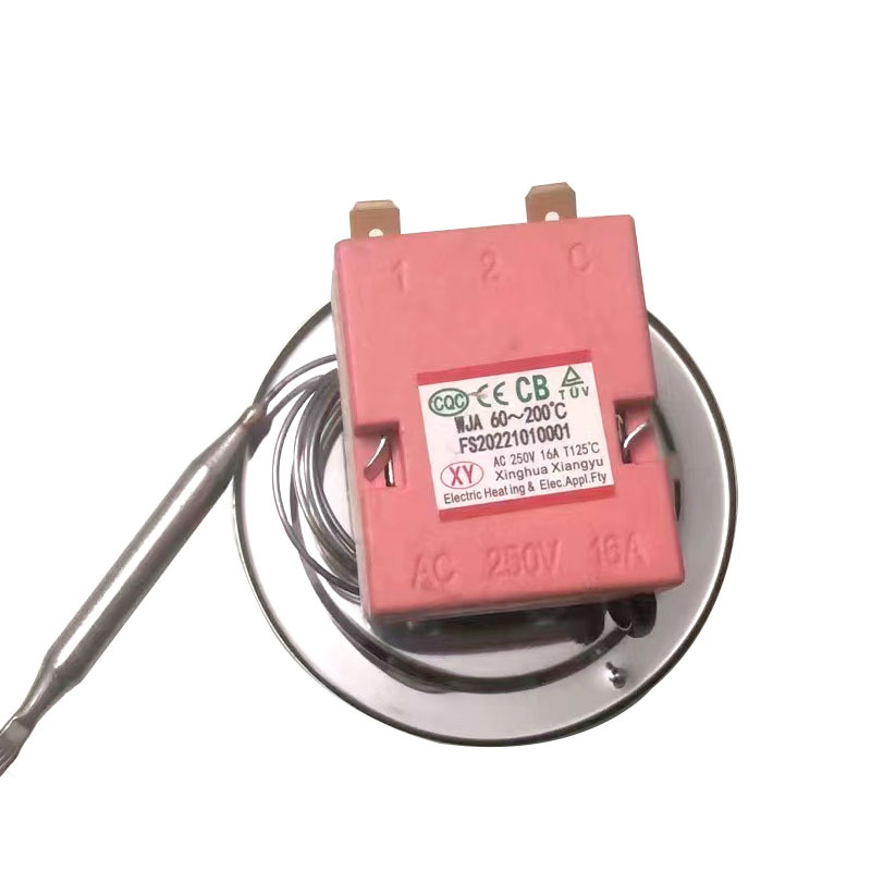 CF regulator temperature kotla, tip tekućinske ekspanzije, 2-pinski termostat s gumbom, model WJA60-200