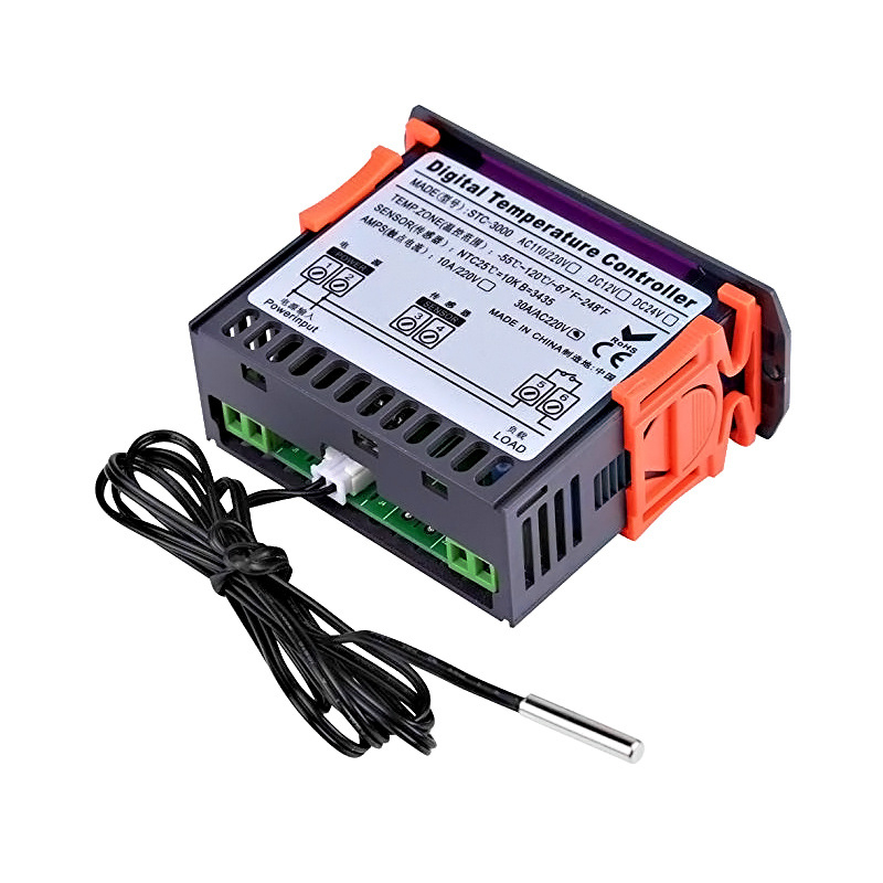 Elektronički termostat s dodirnim zaslonom i inteligentnim digitalnim prikazom, za hladnjak i zamrzivač, visoka preciznost upravljanja temperaturom