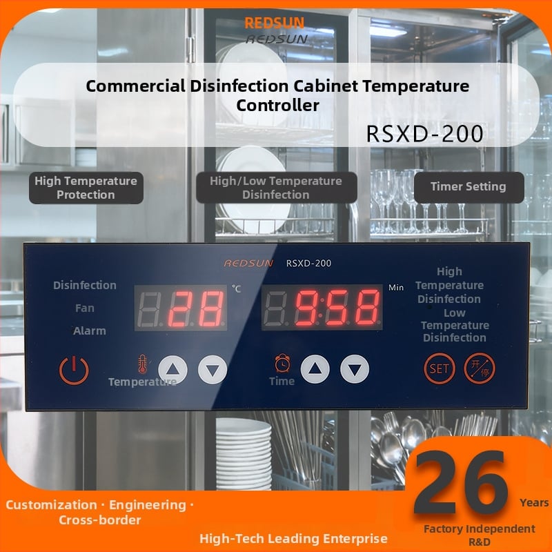Termostat dezinfekcijskog ormarića s cirkulacijom toplog zraka — upravljačka ploča, inteligentni regulator temperature