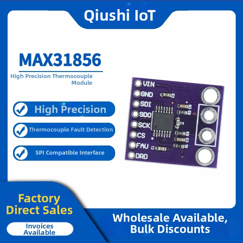 MAX31856 Modul termopáry, AD prevodník, vysoká presnosť – univerzálna MCU vývojová doska