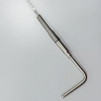 Visokotemperaturna oklopna termopara PT100/J/K tip 191, fleksibilna sonda s kutem od 90°