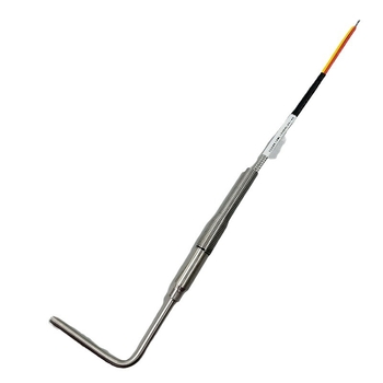 Visokotemperaturna oklopna termopara PT100/J/K tip 191, fleksibilna sonda s kutem od 90°