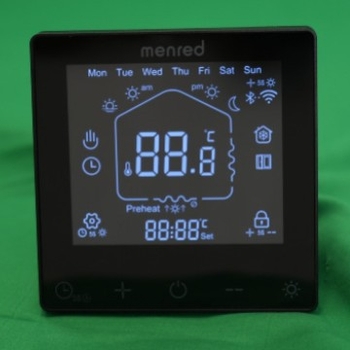 RT52.36 Termostat za podno grijanje – panel kontrole temperature za vodeno i električno grijanje u unutarnjem prostoru
