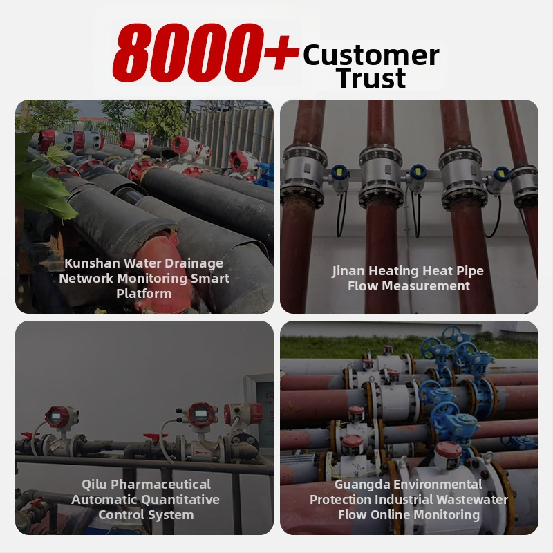 Integrált szennyvízcső áramlásmérő — HDF6000 elektromágneses áramlásmérő vezető folyadékokhoz (DN6-DN3000)