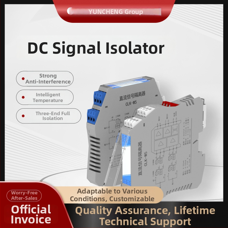 DIN lišta signálny izolátor DC-485 teplotný transmiter s termokouplou, 1 vstup 1 výstup