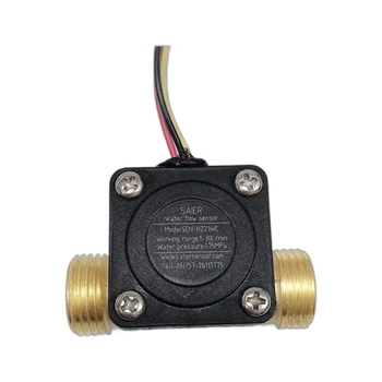 SAIER DN15 Hall-effektus vízáramlás szenzor, 4‑pin interfész, 30–180 L/h