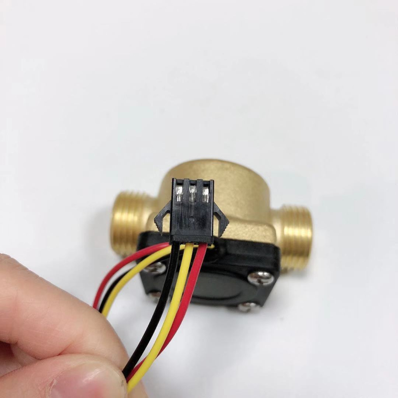 SAIER DN15 Hall-effektus vízáramlás szenzor, 4‑pin interfész, 30–180 L/h