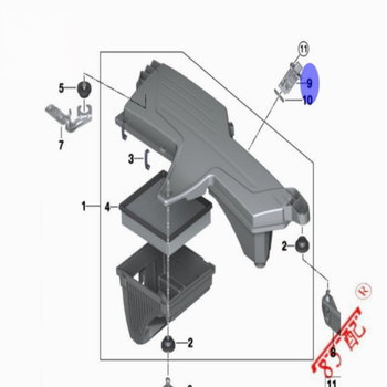 Senzor mase protoka zraka 0280218266 13627602038 za BMW 1/2/3/4