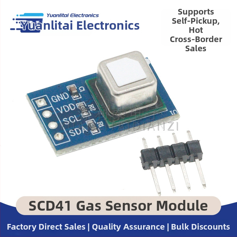 SCD41 modul plynového senzora – CO2, teplota a vlhkosť, I2C rozhranie