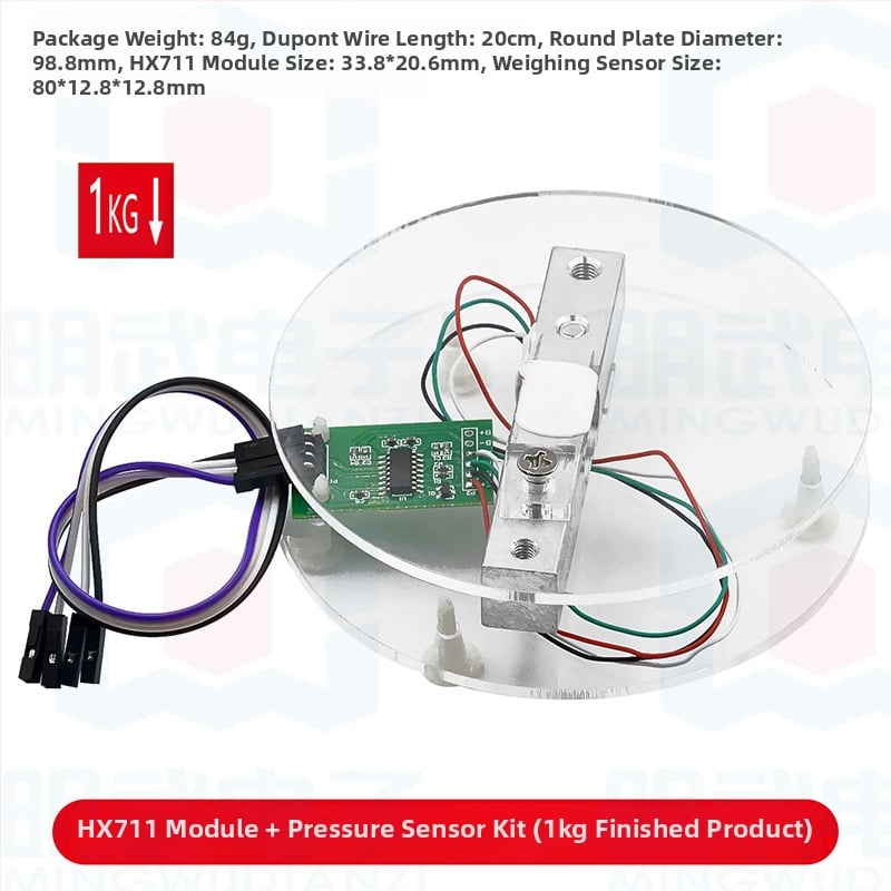 HX711 modul so sadu senzorov zaťaženia – elektronický vážiaci modul 1/5/10/20 kg