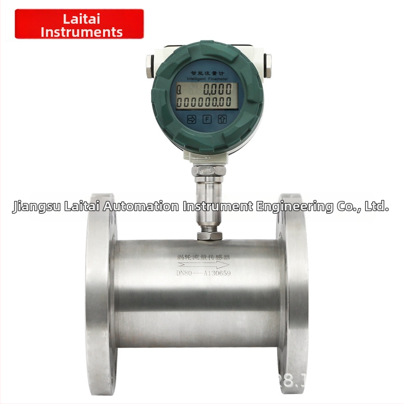 Inteligentný kvapalinový turbínový merač prúdu, bezdrôtový, elektronický impeller senzor, vysoká presnosť, vhodný pre odpadové vody a benzín.