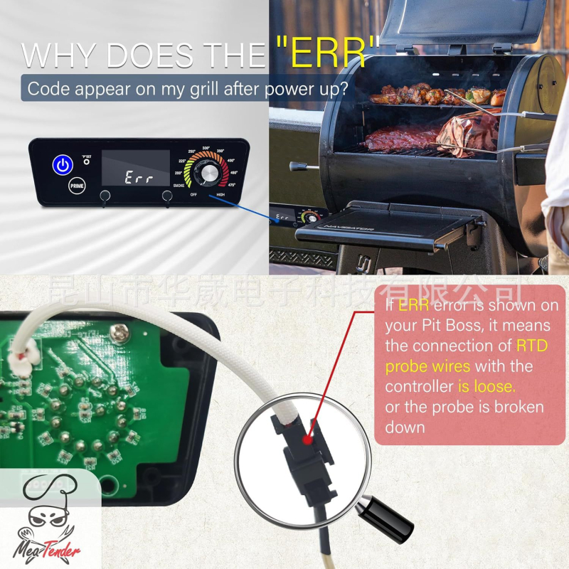 Pit Boss Senzor za temperaturu RTD termistor PB1000XL-025-R00