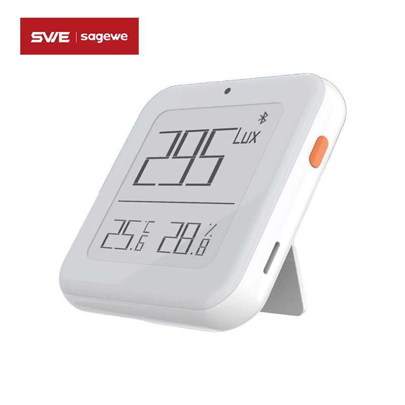 Bluetooth higrometar s zaslonom u stilu tinte, upravljanje putem aplikacije, senzor temperature i vlage
