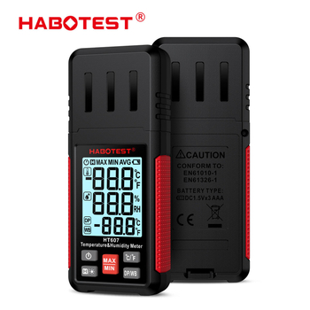 Habotest HT607 Visoko precizan industrijski mjerač temperature i vlage, višefunkcijski senzor temperature i vlage