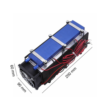 576W термоелектрически охладителен комплект за 12V, DIY радиатор за малък хладилник и климатик