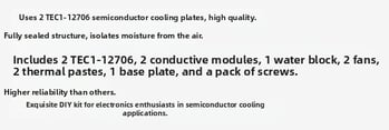 12V termoelektrický chladič DIY radiátor sada 12706 chladiaci modul