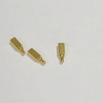 Pogopin зонд за SMT платка и Bluetooth – квадратен корпус, контакт за заваряване, пружинен заряден щифт, антена за мобилен телефон