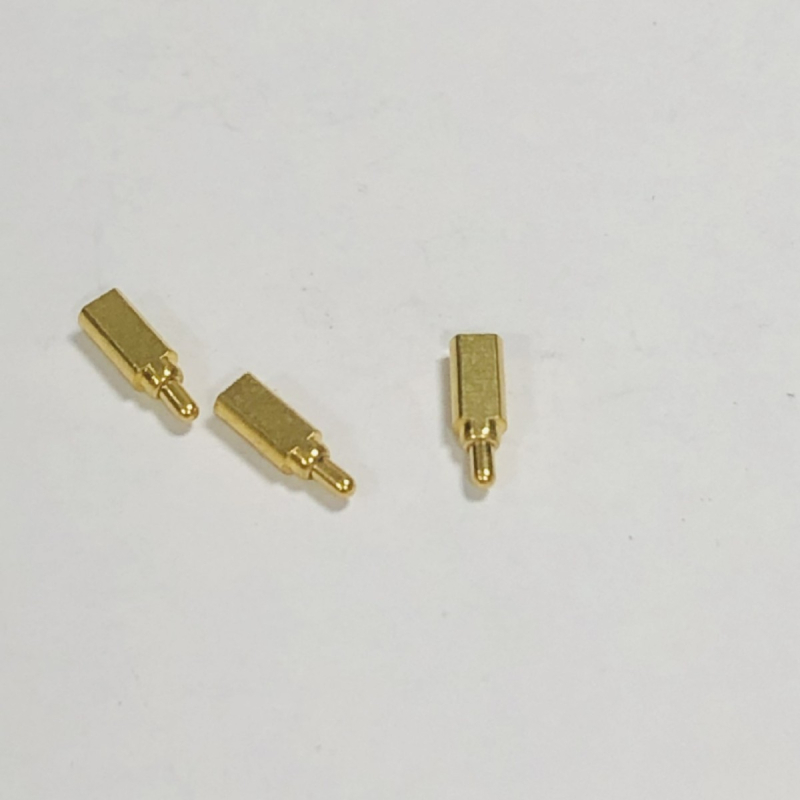 Pogopin зонд за SMT платка и Bluetooth – квадратен корпус, контакт за заваряване, пружинен заряден щифт, антена за мобилен телефон