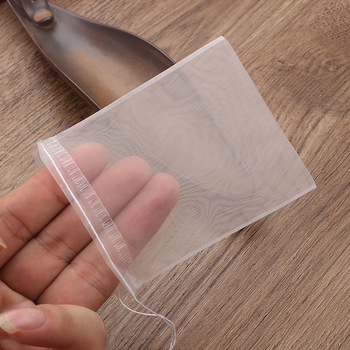 Egyszer használatos nylon teafilter zacskók zsinórral, élelmiszer-minőségű, teafőzethez és üledék szűréséhez