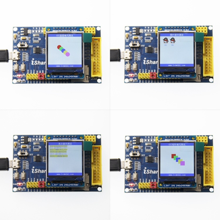 Noul modul ecran color IPS TFT de 1,54 inch, cu interfață SPI, 240x240 HD