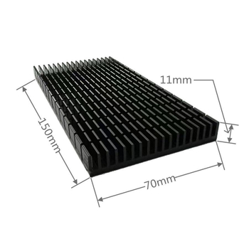 Hladnjak od aluminijskog profila za elektroničku matičnu ploču 150 × 70 × 11 mm