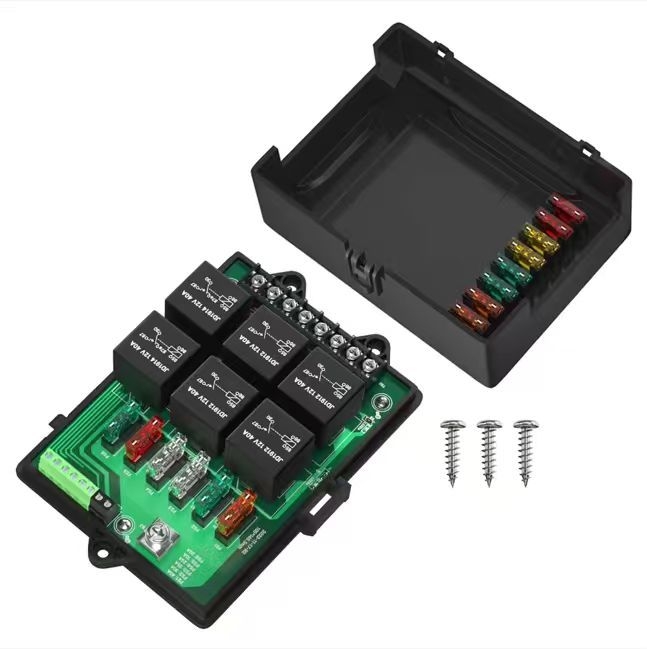 AK-025 Kutija za releje automobila s PCB upravljačkim modulom i kutijom osigurača