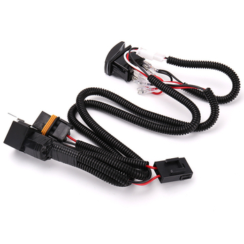 Kabelski komplet za auto klaxon sa releom, 12V DC