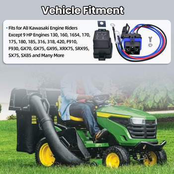 AM107421 Unaprijeđeno startno relej za John Deere i Kawasaki — komplet releja za paljenje sa prekidačem