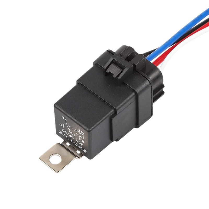 Vodootporno integrirano auto relej 40A, utičnica releja s kabelima, konektor za automobilnu sirenu, 12V
