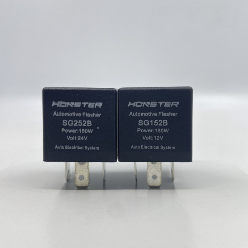 LED SG152B-12V Elektronički flasher relej za auto, 3-pinski, 12V/24V