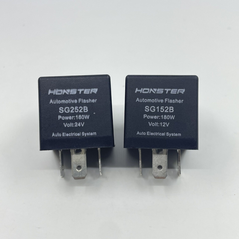 LED SG152B-12V Elektronički flasher relej za auto, 3-pinski, 12V/24V