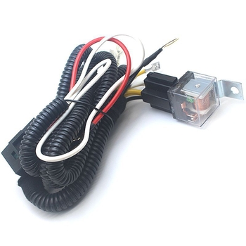 Auto relej 12V/24V, komplet za modifikaciju kabelske žice za auto sirenu snail horn